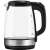 Sencor SWK 2080BK electric glass kettle, black and grey, 2L capacity