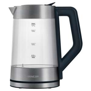 Sencor SWK 1795SS electric kettle, stainless steel and glass, 1.7 liter capacity - Kettle
