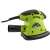 Fieldmann FDB 200131-E 130W electric sander, green and black, with dust extraction