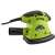 Fieldmann FDB 200131-E 130W electric sander, green and black, with dust extraction