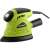 Fieldmann FDB 200131-E 130W electric sander, green and black, with dust extraction