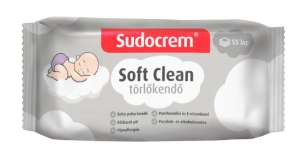 Sudocrem Soft Clean Törlőkendő 55db 31438543 Sudocrem