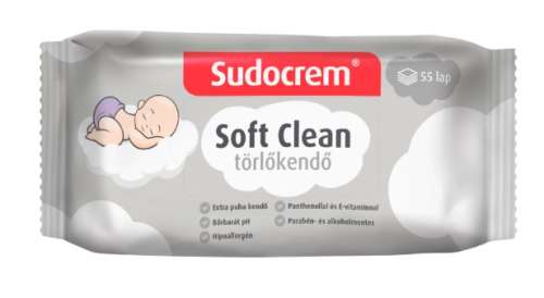 Sudocream Soft Clean Utierky 55ks