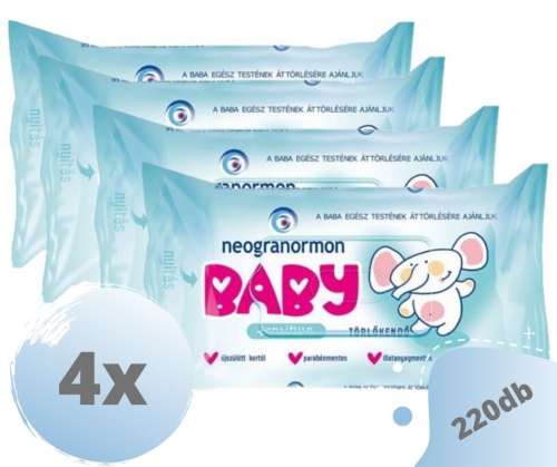Servetele umede Neogranormon Baby Sensitive 4x55buc 31438552