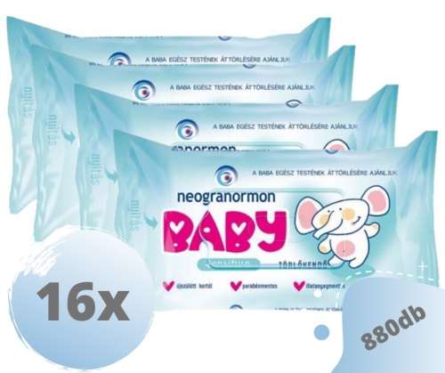 Servetele umede Neogranormon Baby Sensitive 16x55buc