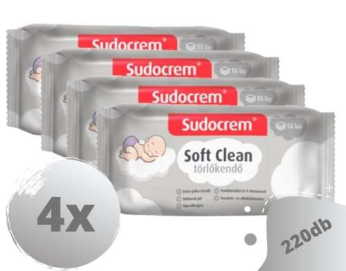 Servetele Sudocrem Soft Clean 4x55buc 31438556