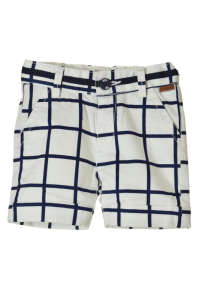 Boboli fiú kockás rövidnadrág fehér és kék színben - Boboli
