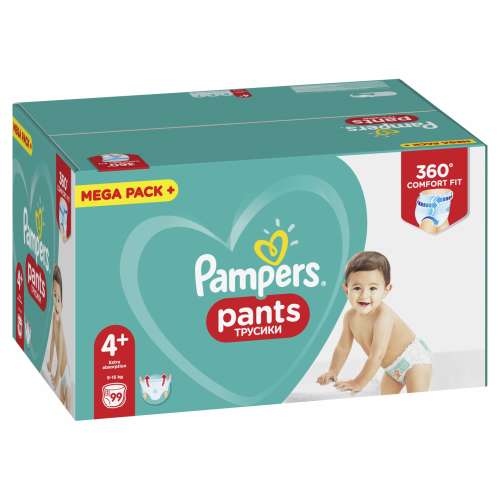 Pampers Pants Mega Box 4+ méret (9-15kg) - 99 darab