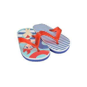 Boboli Blue Flip-Flops with Swim Ring Pattern for Girls 130490196 - Kids' Slipper
