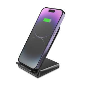 Tech-Protect S2 15W Wireless Charging Stand with Charging Phone - Wireless Charger