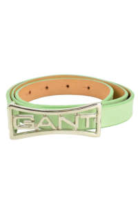 Zöld bőr öv széles Gant csattal - Női öv