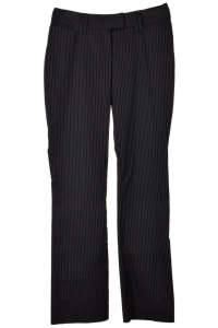 S.Oliver Comma elegáns női nadrág sötétkék színben, vékony csíkokkal - S.Oliver