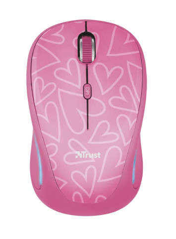 Trust Yvi FX Wireless Mouse vezeték nélküli pink egér, vezeték nélküli, wireless, világítós, optikai 31474604