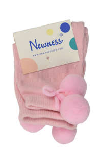 Newness pomponos lány Zokni #rózsaszín 31439907 Gyerek zokni, térdtappancs