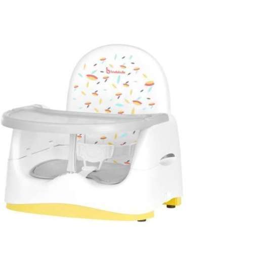 Badabulle Comfort Home and Go Székre rögzíthető Etetőszék #fehér-sárga