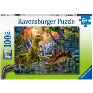 Ravensburger Dínó oázis 100 darabos puzzle 93300178 Puzzle - Sport - Állatok