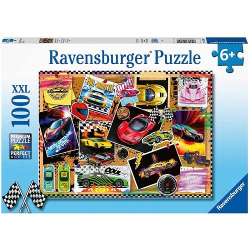 Ravensburger: Puzzle 100 db - Autós bélyegek 93270983