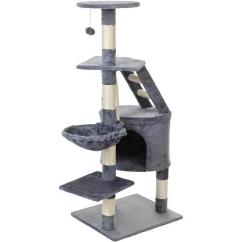 Funfit 5-poziomowe centrum rozrywki i drapak dla kota #szary