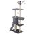 Funfit XL 5-Level Grey Cat Tree with Multiple Platforms, Condo, Hammock, and Scratching Posts