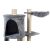 Funfit XL Grey Cat Tree with Condo, Scratching Posts, and Hammock