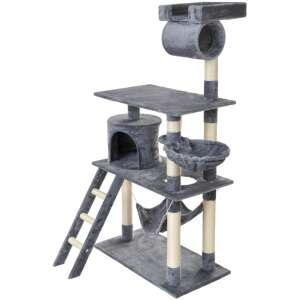 Funfit Play 5-stöckiger grauer Katzenbaum mit Kratzbaum - Viehzucht