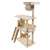 Funfit Play 5-stöckiger Katzenspielplatz und Kratzbaum in beige