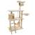 Funfit Play 5-stöckiger Katzenspielplatz und Kratzbaum in beige