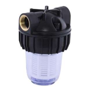 Filtr Elpumps - 1 litrowy plastikowy filtr wstępny, filtr wody do pomp, chroni przed piaskiem i brudem - Pompa