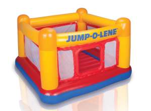 Intex Jump-O-Lene Playhouse dmuchany zamek, 174x112 cm, czerwony, żółty, niebieski