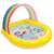 Intex aufblasbarer Kinderpool mit Regenbogenbogen und Sprinkler, 130x147x86cm
