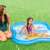 Intex Winnie the Pooh kids pool, 140x140x10cm, inflatable, blue, with Winnie the Pooh, Piglet and Eeyore characters, kids playing in the pool