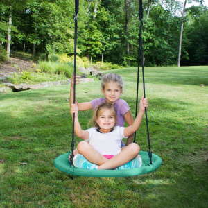 Zolta Swing fémvázas Fészekhinta 100cm #zöld