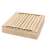 SandTropic Holz Sandkasten mit Bank und Deckel (+ Geotextil, Decke und Geschenk) 120x120cm #braun 92499702}