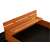 SandTropic imprägniertes Holz Sandkasten mit Bank und Deckel + Schattendach #braun-blau 93312922}