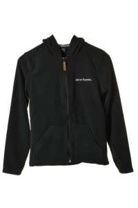 Egon von Furstenberg black fleece zip-up hoodie for women - Women's Sweater