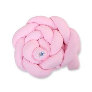 BabyLion Fonott Kiságyrácsvédő - Rózsaszín - 180cm