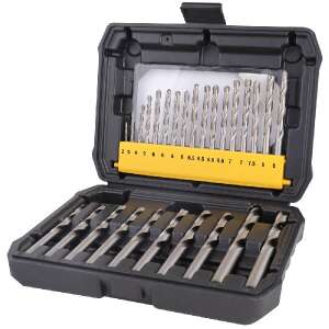 Zestaw wierteł Fieldmann FDV 9202, 27 elementów, SDS-PLUS, w czarnym plastikowym pudełku - Wiertło