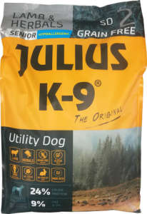 Julius-K9 GF Hypoallergenic Senior Lamb & Herbals 10 kg 31447415 Kutyaeledel