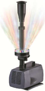 Sobo LED-5800FP szökőkút pumpa LED világítással kerti tóba - 3500 l/h | 45 W | 3 m 31448666 Kerti tó
