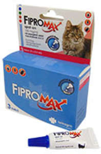 Fipromax spot-on macskáknak (3 pipetta) 31449005 Bolha- és kullancsriasztók - Egyéb élősködők elleni spot on
