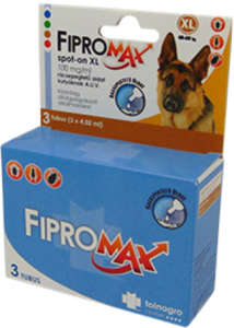 Fipromax spot-on kutyáknak (XL; 40-60 kg) (3 pipetta) 31449009 Bolha- és kullancsriasztók - Egyéb élősködők elleni spot on