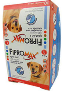 Fipromax spot-on kutyáknak (L; 20-40 kg) (10 pipetta) 31449036 Bolha- és kullancsriasztó