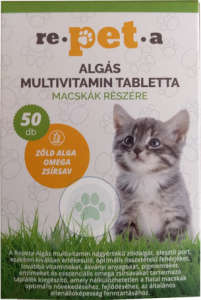 Re-pet-a algás multivitamin tabletta macskáknak 50 db 31449037 Táplálékkiegészítők, kisállat tápszerek