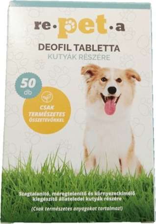 Re-pet-a deofil tabletta kutyáknak 50 db