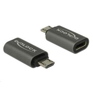 Delock 65927 Adapter USB 2.0 Micro-B do USB-C, antracyt - Konwerter USB
