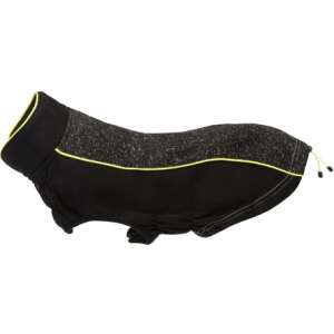 Trixie Hudson kutyapulcsi filcszerű anyagból sárga csíkokkal (S | Haskörméret: 44 cm | Háthossz: 33 cm | Nyakkörméret max. 36 cm)