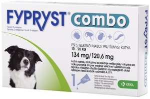 Fypryst Combo spot on kutyáknak (1 pipetta; 134 mg; 10-20 kg-os kutyáknak) 31450312 Bolha- és kullancsriasztók - Egyéb élősködők elleni spot on