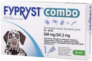 Fypryst Combo spot on kutyáknak (1 pipetta; 268 mg; 20-40 kg-os kutyáknak) 31450313 Bolha- és kullancsriasztók - Egyéb élősködők elleni spot on