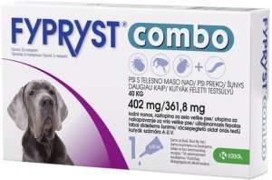 Fypryst Combo spot on kutyáknak (1 pipetta; 402 mg; 40 kg fölötti kutyáknak) 31450314 Bolha- és kullancsriasztók - Egyéb élősködők elleni spot on
