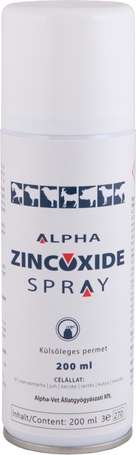 Alpha Zinkoxide Spray sebápolásra és gyulladások kezelésére 200 ml